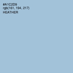 #A1C2D9 - Heather Color Image