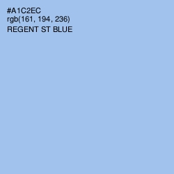 #A1C2EC - Regent St Blue Color Image