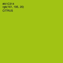 #A1C314 - Citrus Color Image