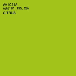 #A1C31A - Citrus Color Image