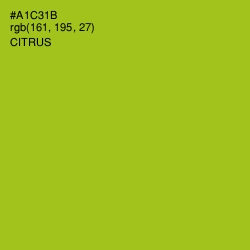#A1C31B - Citrus Color Image