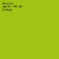 #A1C414 - Citrus Color Image