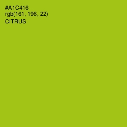 #A1C416 - Citrus Color Image