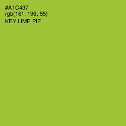 #A1C437 - Key Lime Pie Color Image