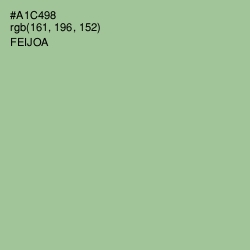 #A1C498 - Feijoa Color Image