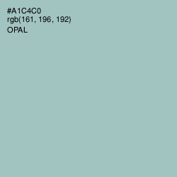 #A1C4C0 - Opal Color Image