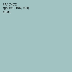 #A1C4C2 - Opal Color Image