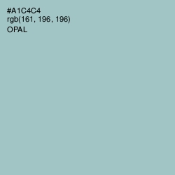 #A1C4C4 - Opal Color Image