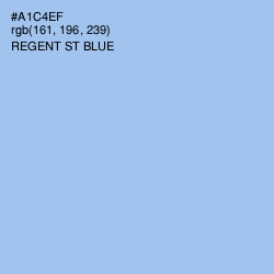 #A1C4EF - Regent St Blue Color Image