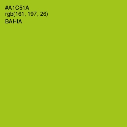 #A1C51A - Bahia Color Image