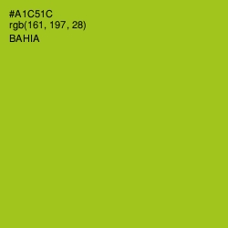 #A1C51C - Bahia Color Image