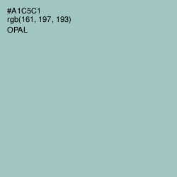 #A1C5C1 - Opal Color Image