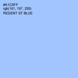#A1C5FF - Regent St Blue Color Image