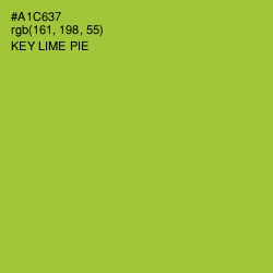 #A1C637 - Key Lime Pie Color Image