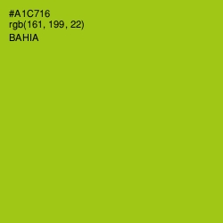 #A1C716 - Bahia Color Image