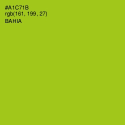 #A1C71B - Bahia Color Image