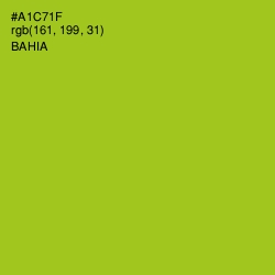 #A1C71F - Bahia Color Image