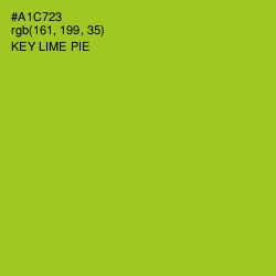#A1C723 - Key Lime Pie Color Image