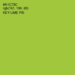 #A1C73C - Key Lime Pie Color Image