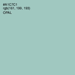 #A1C7C1 - Opal Color Image