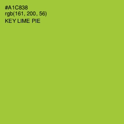 #A1C838 - Key Lime Pie Color Image