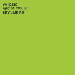 #A1C83C - Key Lime Pie Color Image