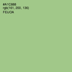 #A1C888 - Feijoa Color Image