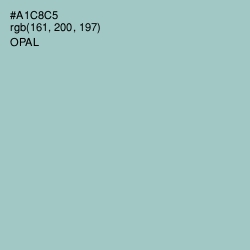#A1C8C5 - Opal Color Image