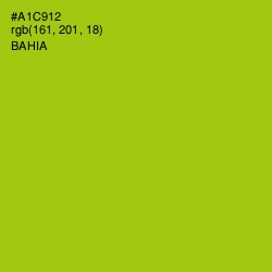 #A1C912 - Bahia Color Image