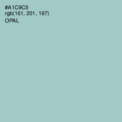 #A1C9C5 - Opal Color Image