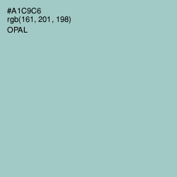 #A1C9C6 - Opal Color Image
