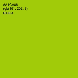 #A1CA08 - Bahia Color Image