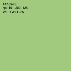 #A1CA7E - Wild Willow Color Image