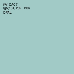 #A1CAC7 - Opal Color Image