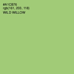 #A1CB76 - Wild Willow Color Image
