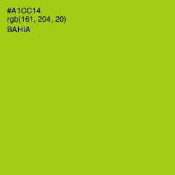 #A1CC14 - Bahia Color Image