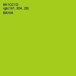 #A1CC1D - Bahia Color Image