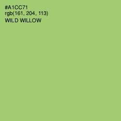 #A1CC71 - Wild Willow Color Image