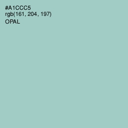 #A1CCC5 - Opal Color Image