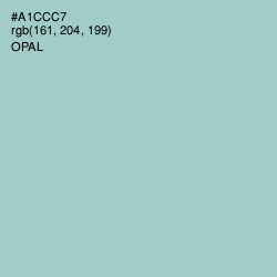 #A1CCC7 - Opal Color Image