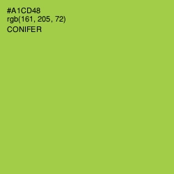#A1CD48 - Conifer Color Image