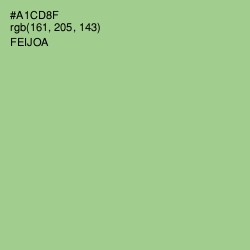 #A1CD8F - Feijoa Color Image