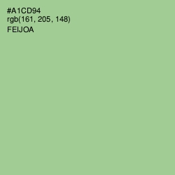 #A1CD94 - Feijoa Color Image