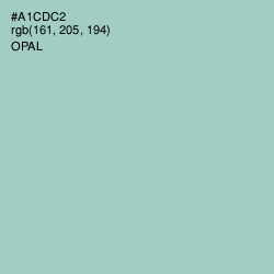 #A1CDC2 - Opal Color Image