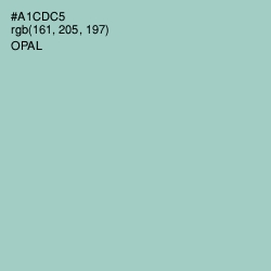 #A1CDC5 - Opal Color Image