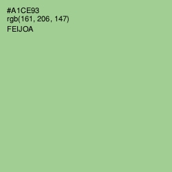 #A1CE93 - Feijoa Color Image