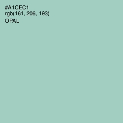 #A1CEC1 - Opal Color Image