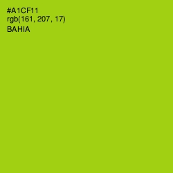#A1CF11 - Bahia Color Image