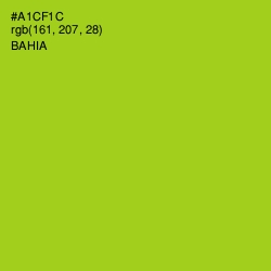 #A1CF1C - Bahia Color Image