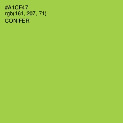 #A1CF47 - Conifer Color Image